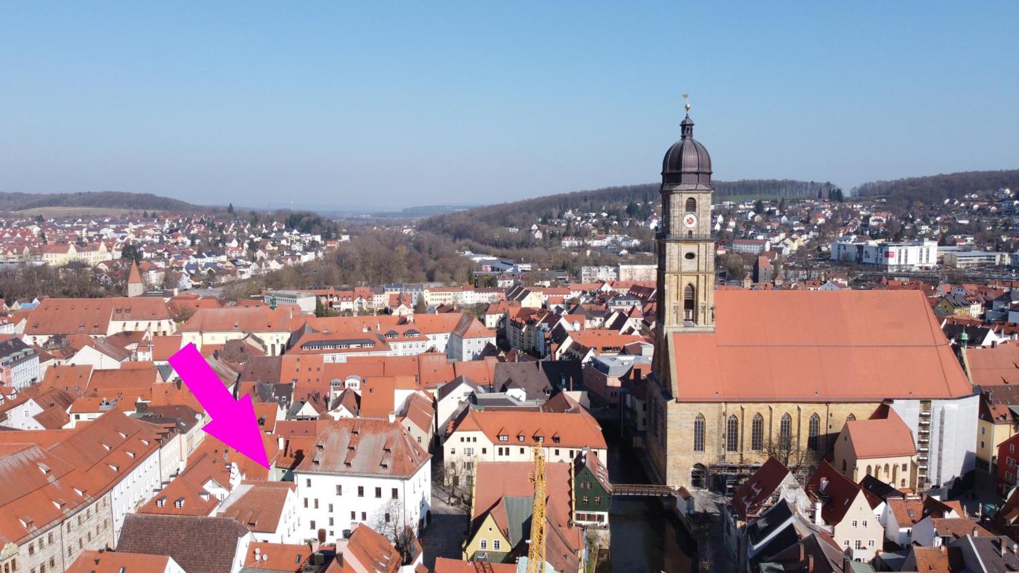 Der Schoenste Platz In Der Altstadt Amberg Eksteriør billede